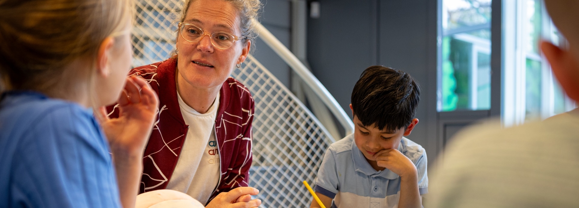 leerkracht en kids Omnio Day